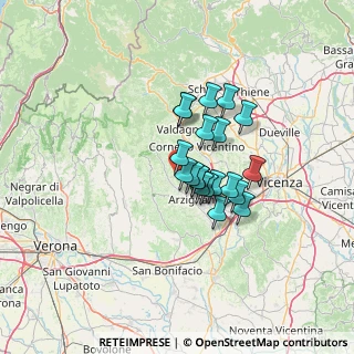 Mappa Via Saggiotti, 36070 Nogarole Vicentino VI, Italia (9.037)