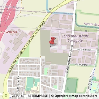 Mappa Via Delle Industrie, 1, 20061 Carugate, Milano (Lombardia)