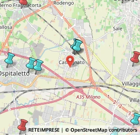 Mappa 25045 CASTEGNATO BS, Italia (3.035)