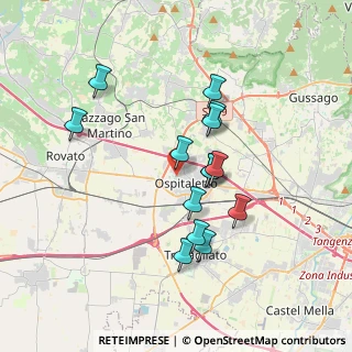 Mappa Via Martin Luther King, 25035 Ospitaletto BS, Italia (3.11929)