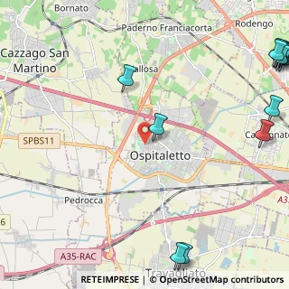 Mappa Via Martin Luther King, 25035 Ospitaletto BS, Italia (3.71)