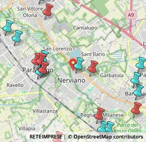 Mappa Via Ugo Foscolo, 20014 Nerviano MI, Italia (2.8005)