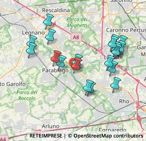 Mappa Via Ugo Foscolo, 20014 Nerviano MI, Italia (3.7235)