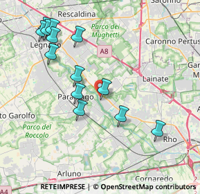 Mappa Via Ugo Foscolo, 20014 Nerviano MI, Italia (4.17615)