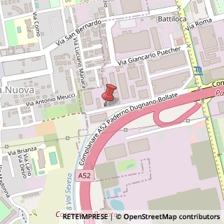 Mappa Via Salvo D'Acquisto, 42, 20037 Paderno Dugnano, Milano (Lombardia)