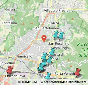 Mappa Via S. Donino, 25128 Brescia BS, Italia (2.75733)
