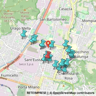 Mappa Via S. Donino, 25128 Brescia BS, Italia (0.841)