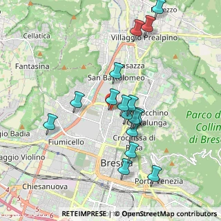 Mappa Via S. Donino, 25128 Brescia BS, Italia (1.81125)