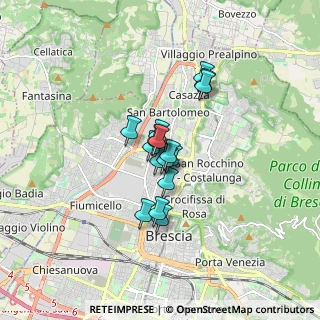 Mappa Via S. Donino, 25128 Brescia BS, Italia (1.02125)