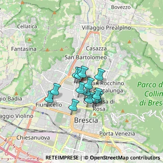 Mappa Via S. Donino, 25128 Brescia BS, Italia (1.12857)