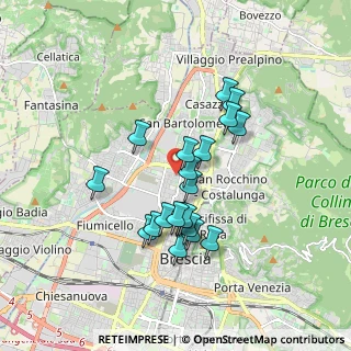 Mappa Via S. Donino, 25128 Brescia BS, Italia (1.492)