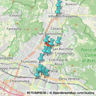 Mappa Via S. Donino, 25128 Brescia BS, Italia (1.79)