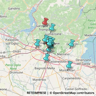 Mappa Via S. Donino, 25128 Brescia BS, Italia (6.76667)