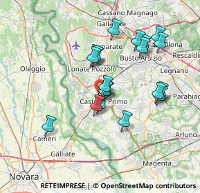 Mappa Via Repubblica, 20022 Castano Primo MI, Italia (6.46211)