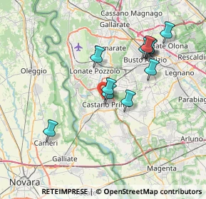 Mappa Via Repubblica, 20022 Castano Primo MI, Italia (6.78364)