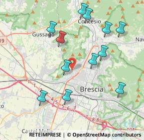 Mappa Via dei Cominazzi, 25125 Brescia BS, Italia (4.155)