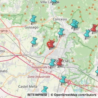 Mappa Via dei Cominazzi, 25125 Brescia BS, Italia (5.40214)