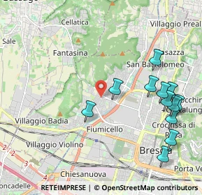 Mappa Via dei Cominazzi, 25125 Brescia BS, Italia (2.34917)