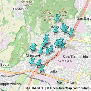 Mappa Via dei Cominazzi, 25125 Brescia BS, Italia (0.726)