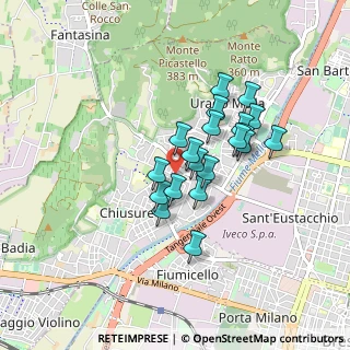 Mappa Via dei Cominazzi, 25125 Brescia BS, Italia (0.6565)