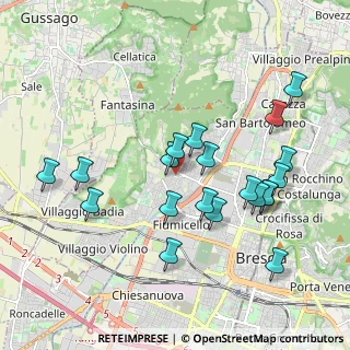 Mappa Via dei Cominazzi, 25125 Brescia BS, Italia (1.9745)