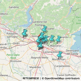 Mappa Via dei Cominazzi, 25125 Brescia BS, Italia (8.40071)