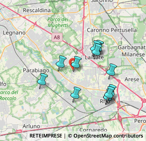 Mappa Via San Carlo, 20014 Nerviano MI, Italia (3.35769)