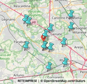 Mappa Via San Carlo, 20014 Nerviano MI, Italia (3.52077)