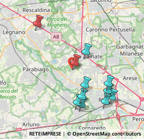 Mappa Via San Carlo, 20014 Nerviano MI, Italia (3.92273)