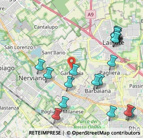 Mappa Via San Carlo, 20014 Nerviano MI, Italia (2.4585)