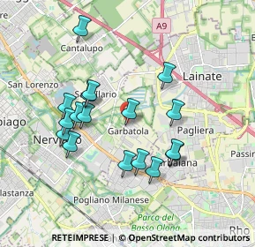 Mappa Via San Carlo, 20014 Nerviano MI, Italia (1.69176)