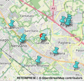 Mappa Via San Carlo, 20014 Nerviano MI, Italia (2.15917)