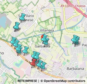 Mappa Via San Carlo, 20014 Nerviano MI, Italia (1.1415)