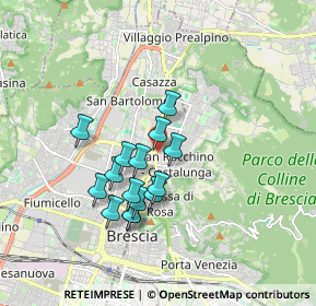 Mappa Piazzale Francesco Roncalli, 25127 Brescia BS, Italia (1.42333)