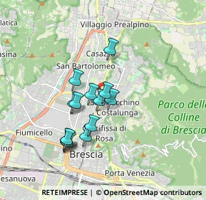 Mappa Piazzale Francesco Roncalli, 25127 Brescia BS, Italia (1.44214)