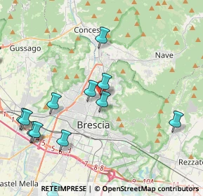 Mappa Piazzale Francesco Roncalli, 25127 Brescia BS, Italia (5.31571)