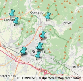 Mappa Piazzale Francesco Roncalli, 25127 Brescia BS, Italia (3.71455)