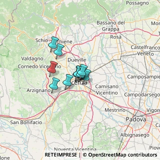 Mappa Parco Citta Vicenza, 36100 Vicenza VI, Italia (6.72182)