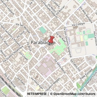 Mappa Piazza Giuseppe Maggiolini, 29, 20015 Parabiago, Milano (Lombardia)