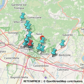 Mappa Via Maddalena, 25082 Botticino BS, Italia (6.68444)