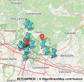 Mappa Via Maddalena, 25082 Botticino BS, Italia (6.94765)