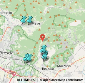 Mappa Via Maddalena, 25082 Botticino BS, Italia (3.89909)
