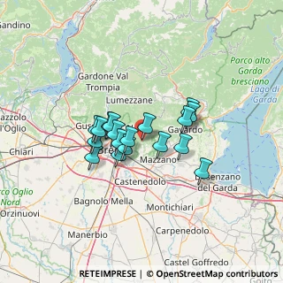 Mappa Via Maddalena, 25082 Botticino BS, Italia (9.41)