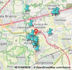 Mappa SP 13, 20060 Pessano con Bornago MI, Italia (1.67231)