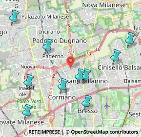 Mappa Via Andrea Doria, 20037 Paderno Dugnano MI, Italia (2.51636)