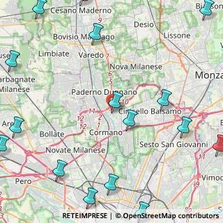 Mappa Via Andrea Doria, 20037 Paderno Dugnano MI, Italia (6.79625)