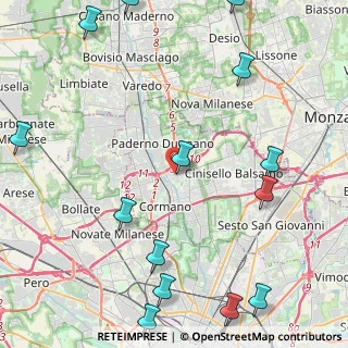Mappa Via Andrea Doria, 20037 Paderno Dugnano MI, Italia (6.60313)