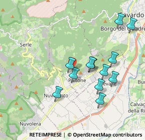Mappa Via S. Rocco, 25080 Paitone BS, Italia (1.81833)