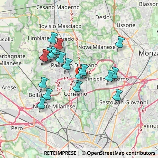 Mappa Via Federico Confalonieri, 20037 Paderno Dugnano MI, Italia (3.46)