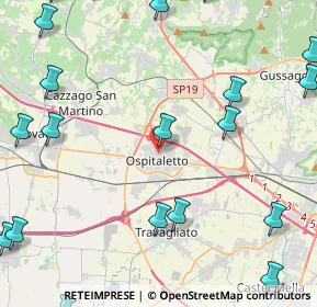 Mappa Via Franciacorta, 25035 Ospitaletto BS, Italia (6.6145)